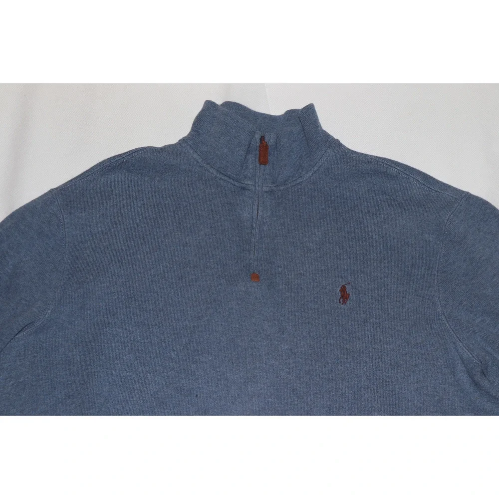 Polo Ralph Lauren Men's Long Sleeve 1/4 Zip Pullover Sweatshirt Size‎ Large